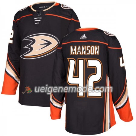 Herren Eishockey Anaheim Ducks Trikot Josh Manson 42 Adidas 2017-2018 Schwarz Authentic